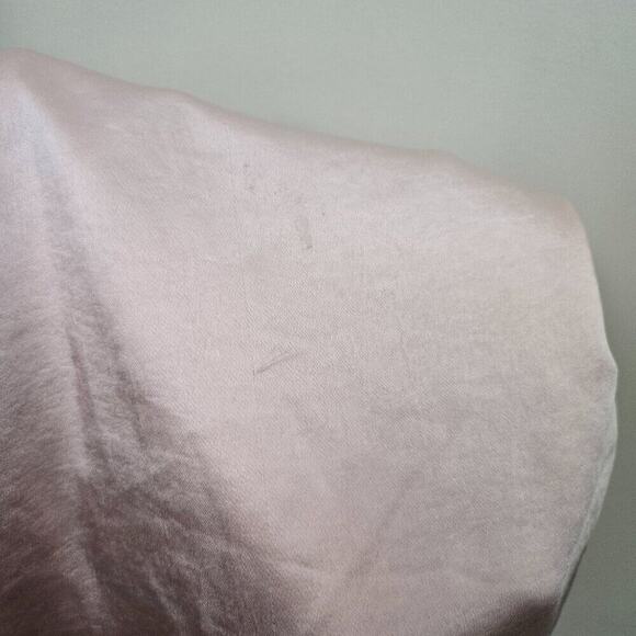 Revolve Superdown Billie Drape Midi Dress S Blush Pink Satin Slip Bodycon NWT - Picture 8 of 8